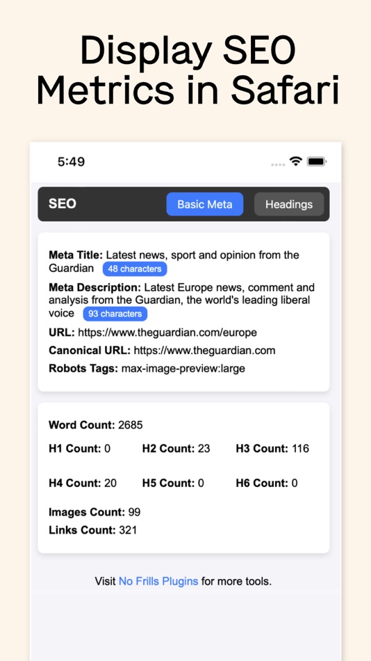 SEO Website Scanner for Safari (macOS) 게시자: Jebede SEO Website Scanner for Safari (macOS) 게시자: Jebede