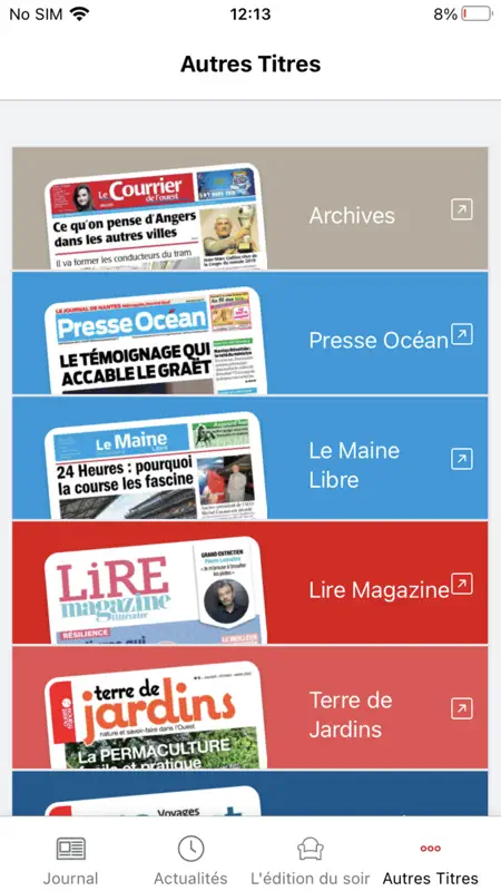 Le Courrier de l'Ouest Journal screenshot 6 of 6