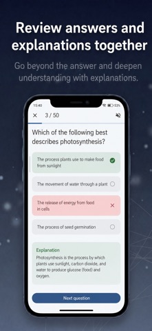 Sokqa - AI Audio Study & Quiz iPhone screenshot