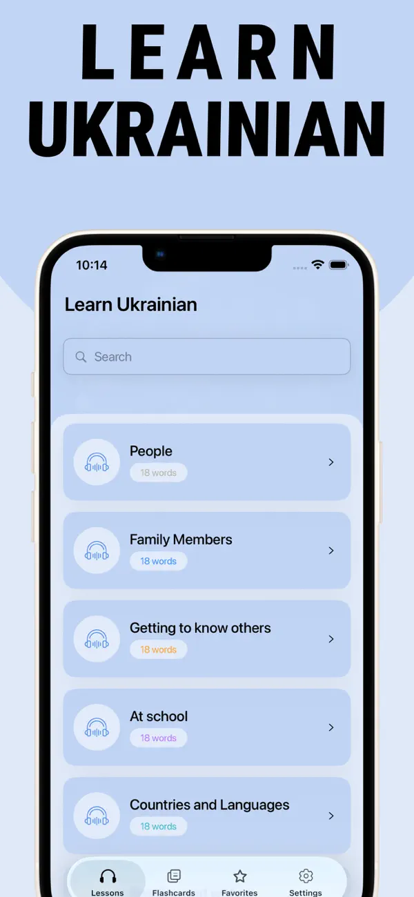 Screenshot #1 pour Learn Ukrainian - Lentil
