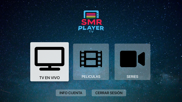 Screenshot #2 pour SMR TV Player