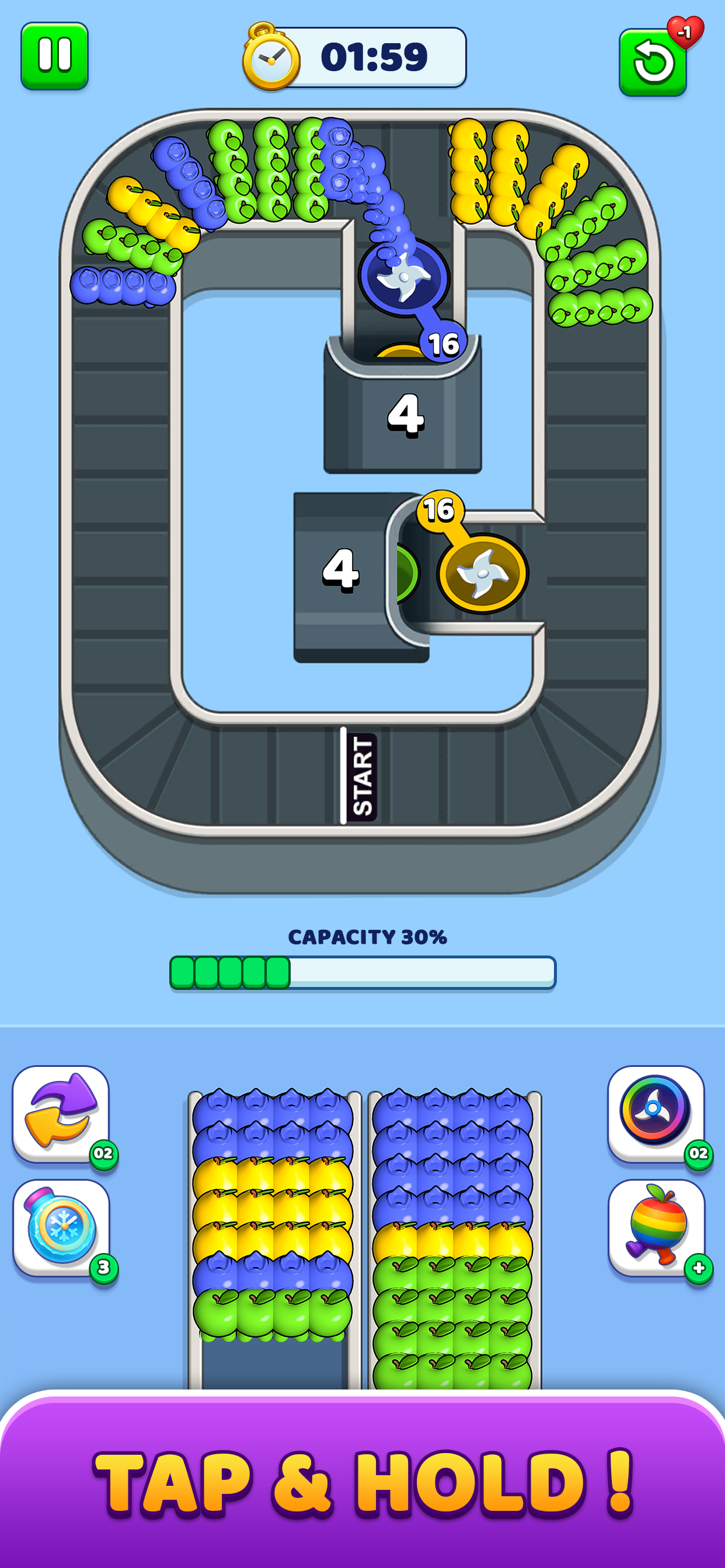 Fruit Flow Factory: Sort Games screenshot 3