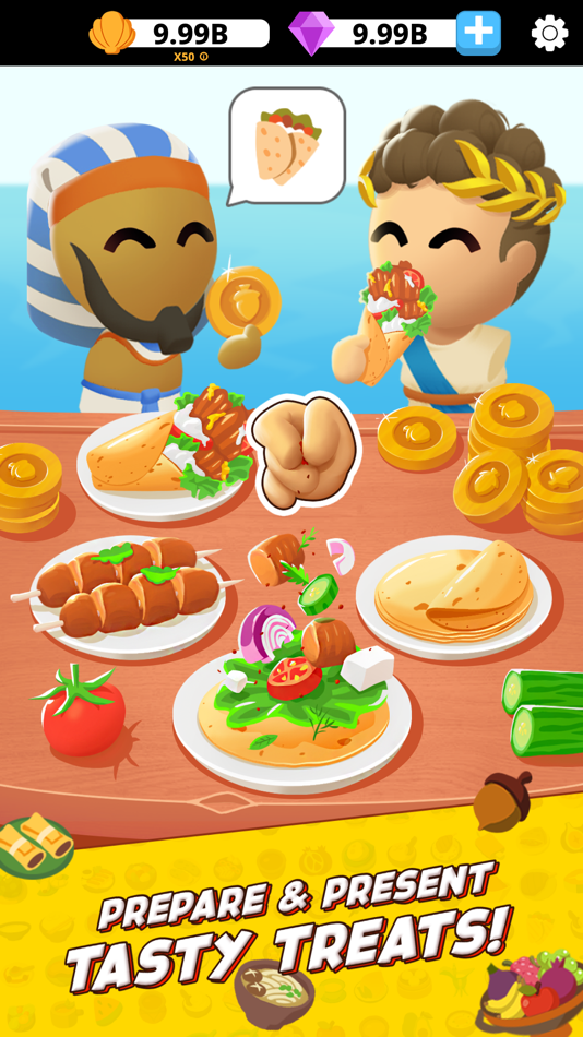 #7. Idle Eras Bar: Food Tycoon (iOS) By: Unimob