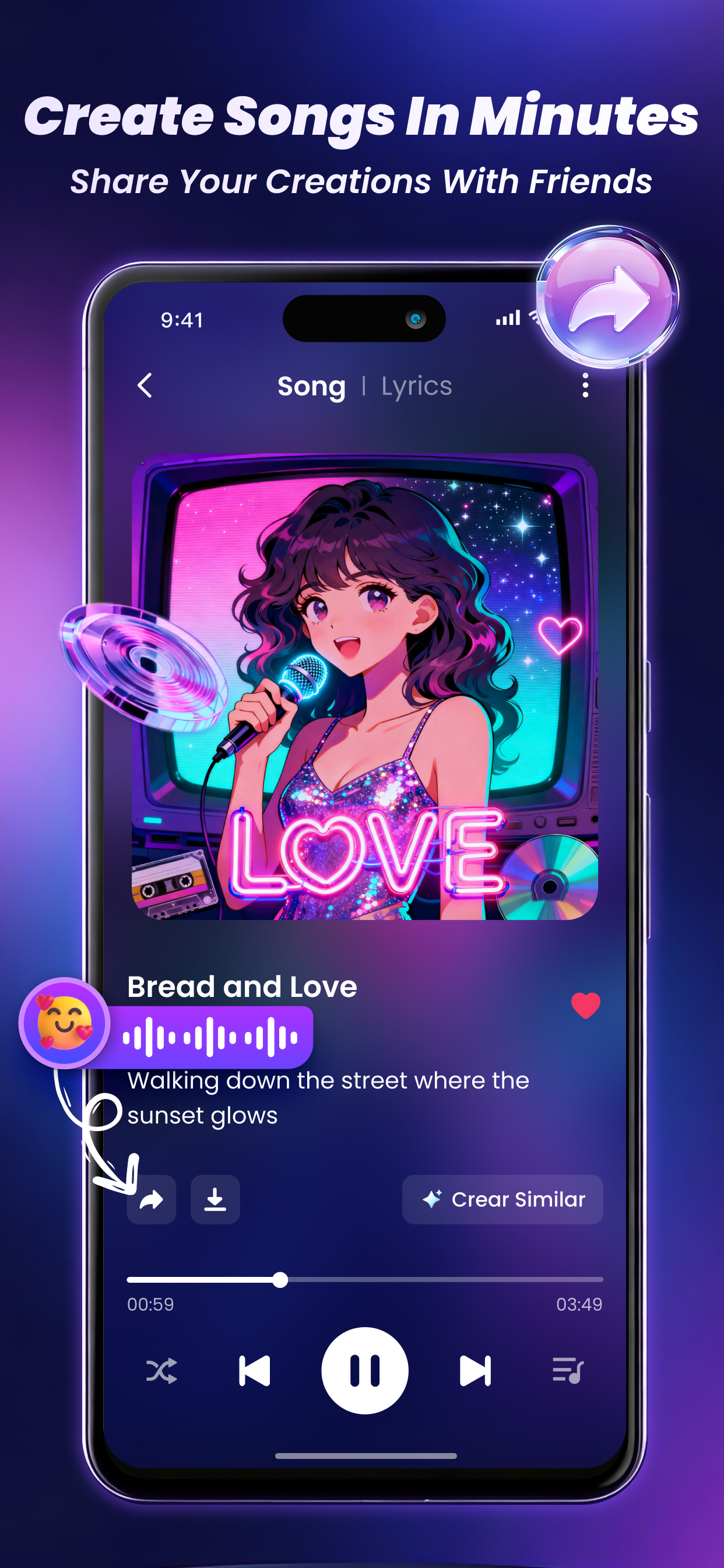 AI Music & AI Songs Generator screenshot 4