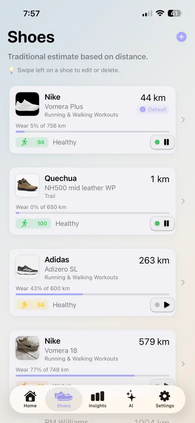 ShoeTrack screenshot 2