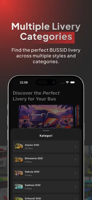 Livery Bussid - Mod & Skin HD iPhone screenshot 4