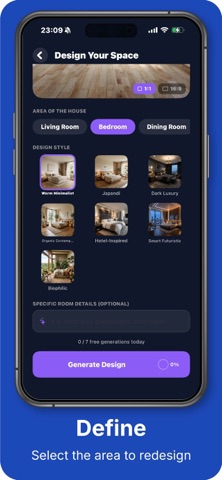 HomeRedo - AI Interior Design screenshot
