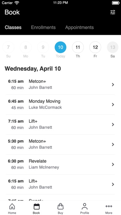 TBB Fitness Screenshot
