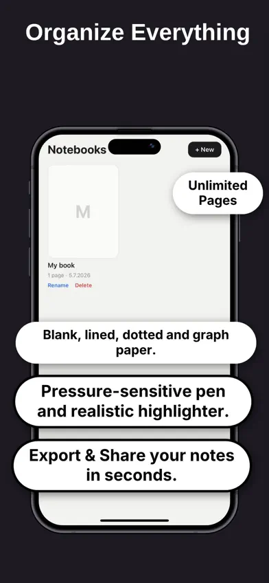 Pencil Notes: Handwriting screenshot 2