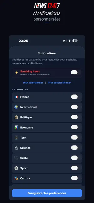News 24/7 - Actu en continu screenshot 2