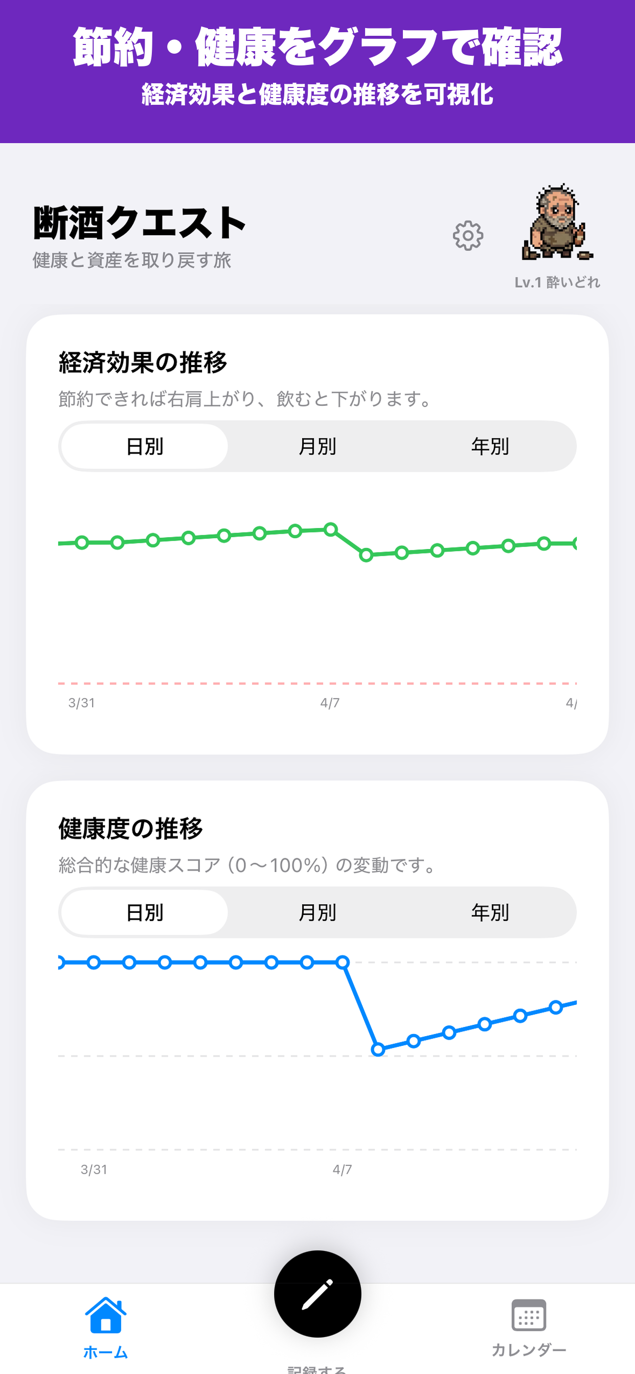 断酒クエスト screenshot 3