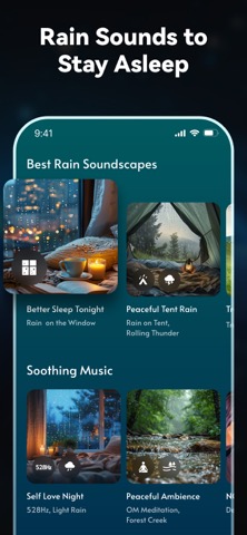 White Noise Sleep Sounds Rainのおすすめ画像4