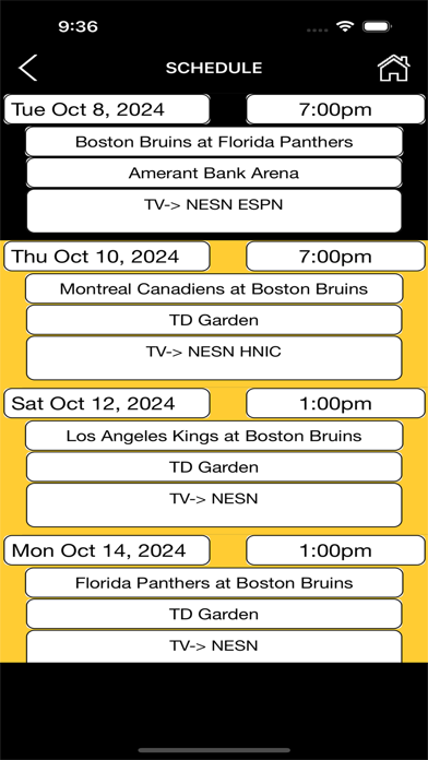 Trivia Game for Bruins Fans Screenshot
