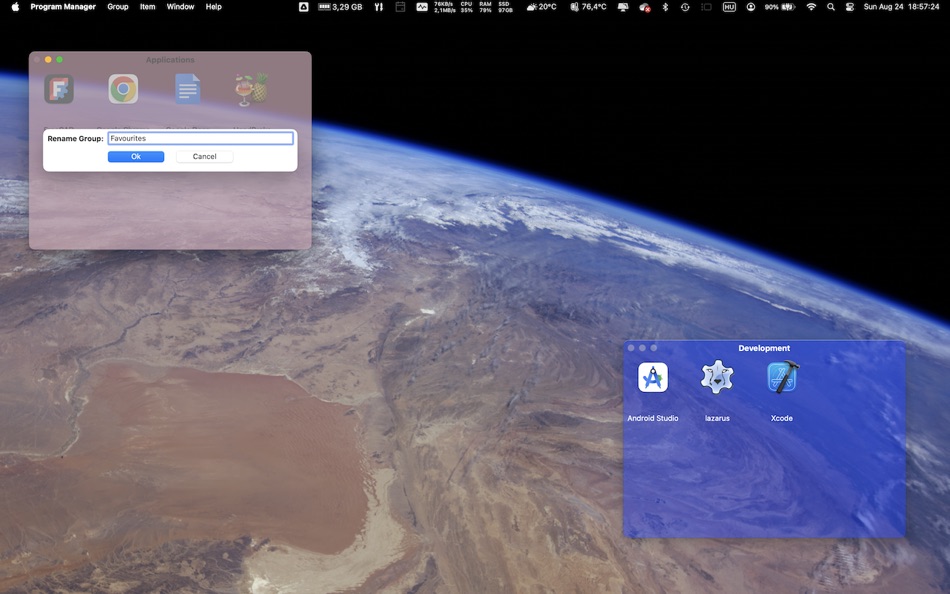 #5. Program Manager (macOS) By: Endre Olah
