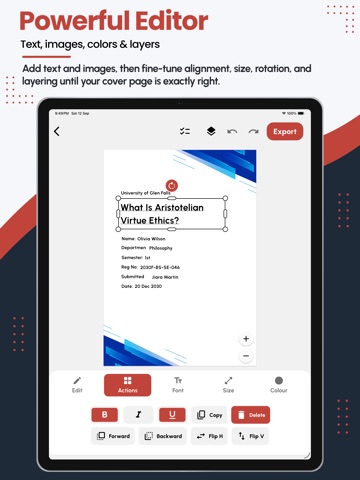 App screenshot