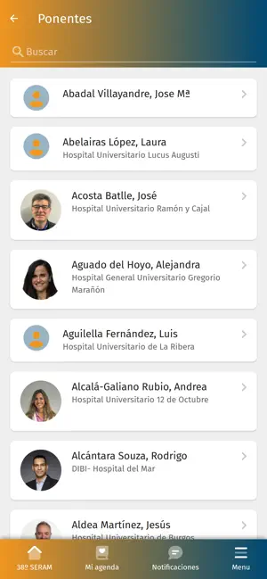 38 Congreso Nacional SERAM screenshot 2