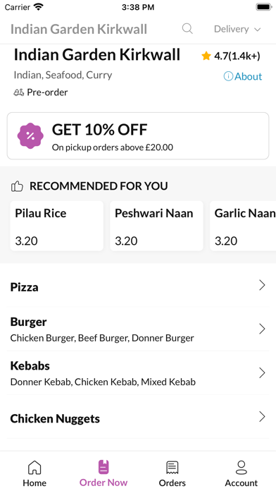 Indian Garden Kirkwall, Screenshot