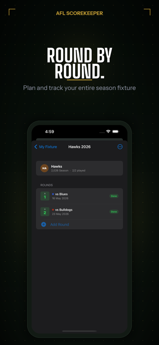 ScoreKeeper - Aussie Rules Screenshot 2 of 9