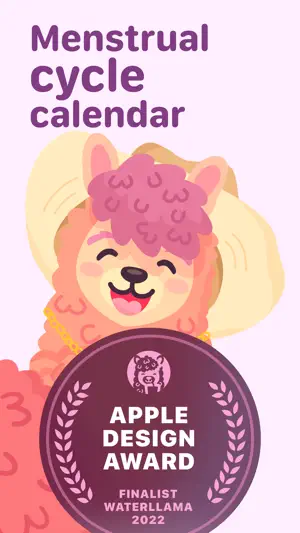 My period calendar Pinkllama screenshot 3