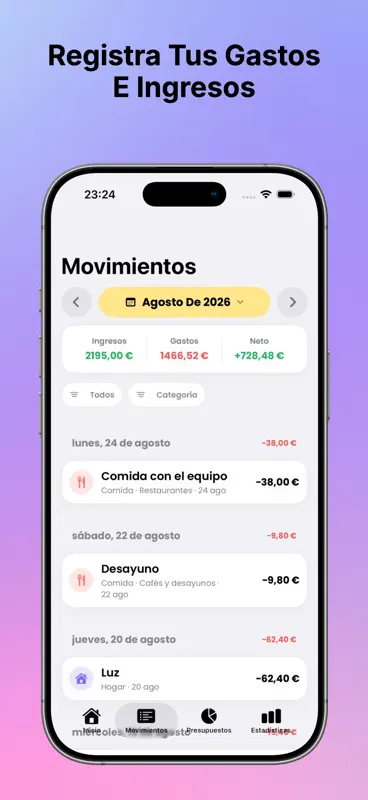 Puggy: Control de Gastos screenshot 3 of 5