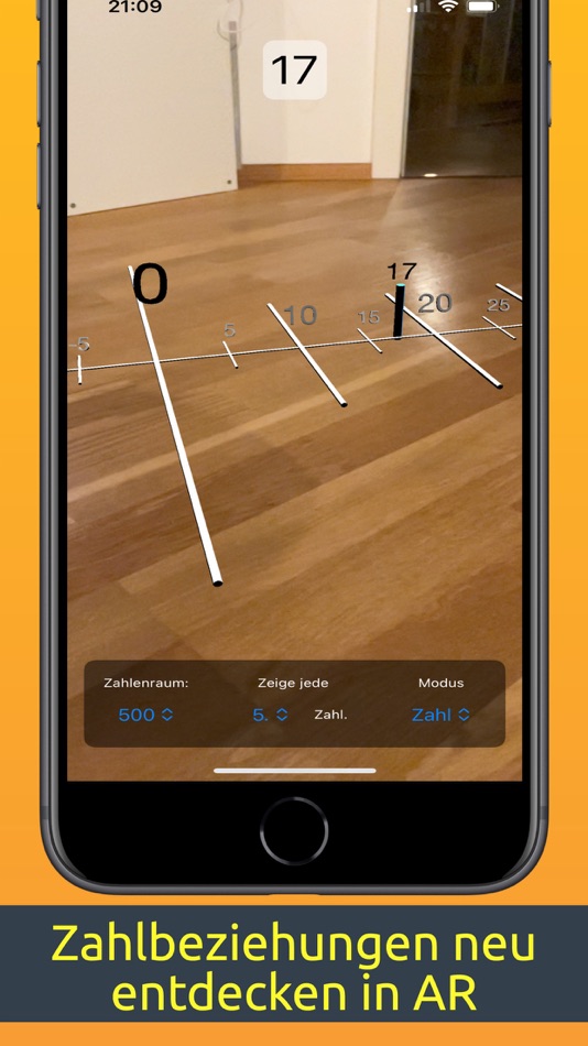 #2. AR Number Line (iOS) 由: Christian Urff