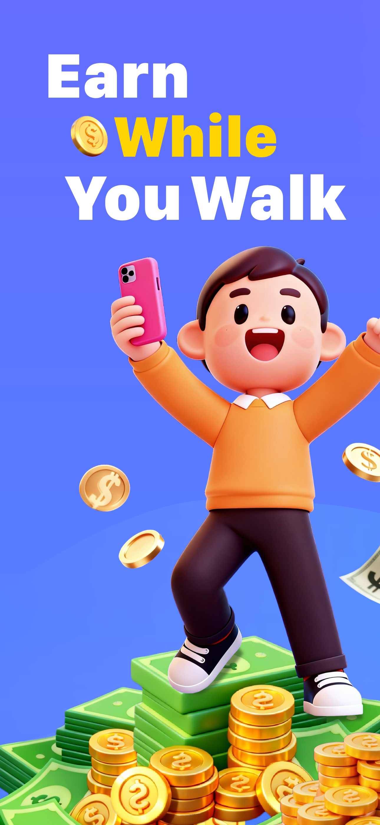 WalkCash - rewards&earn&coin