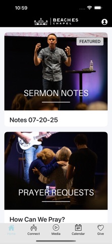 Beaches Chapel Church app screenshot 2