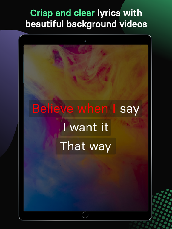 Screenshot #5 pour Singa: Sing Karaoke & Lyrics