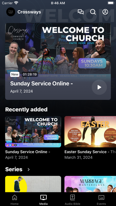 Crossways Community Church Screenshot