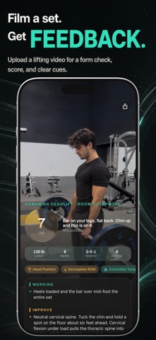 Chalky: Gym Log & Form Check Screenshot 2 of 8