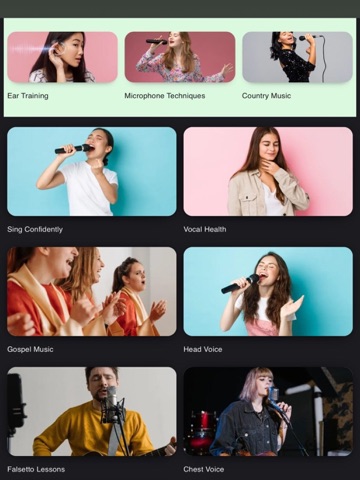 Vocal Coach: Singing Lessons iPad screenshot