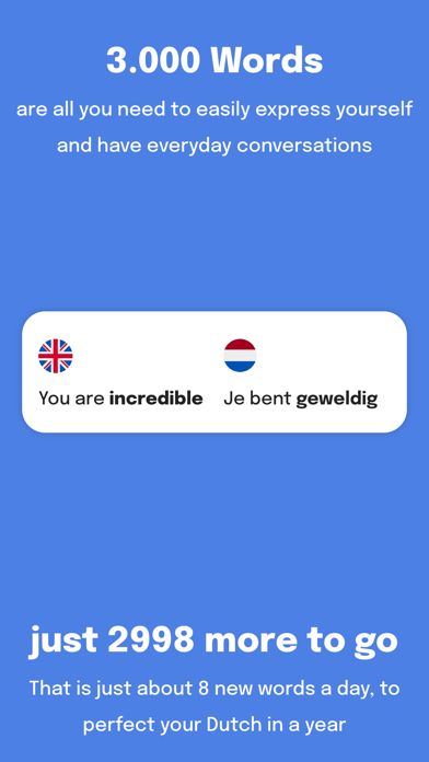 Most Common Dutch Words Screenshot