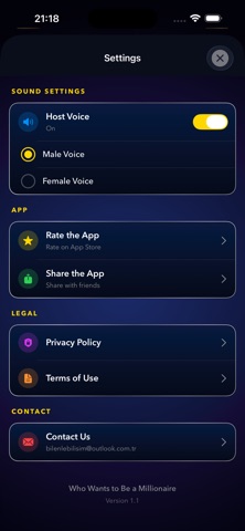 Millionaire Quiz - Trivia Game iPhone screenshot