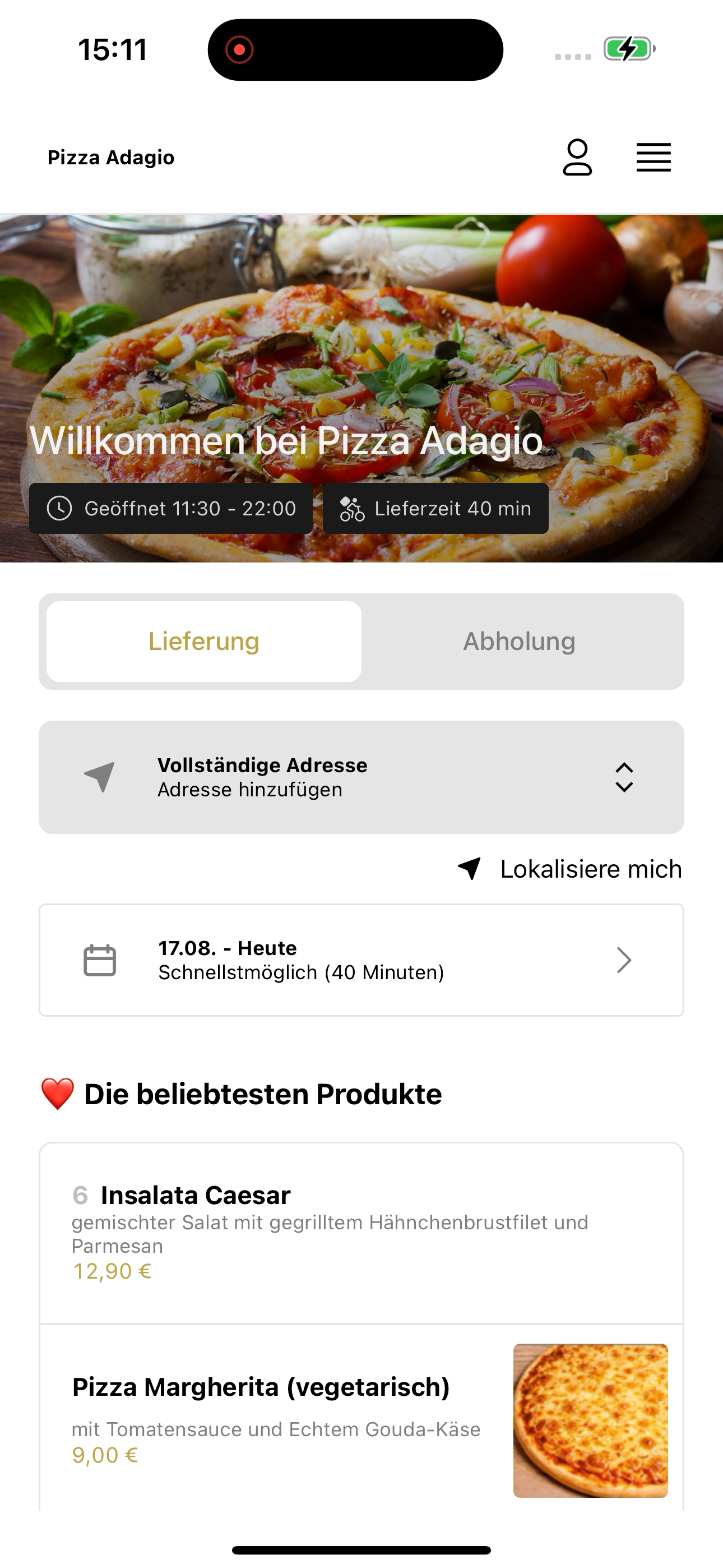 Pizza Adagio screenshot 5