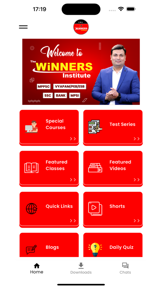 #2. Winners Institute (iOS) โดย: Anuj Gupta