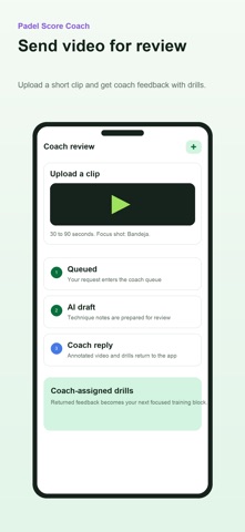 Padel Score Coach: Watch iPhone screenshot