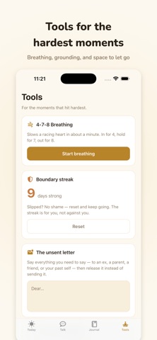 Lumori - Emotional Support iPhone screenshot