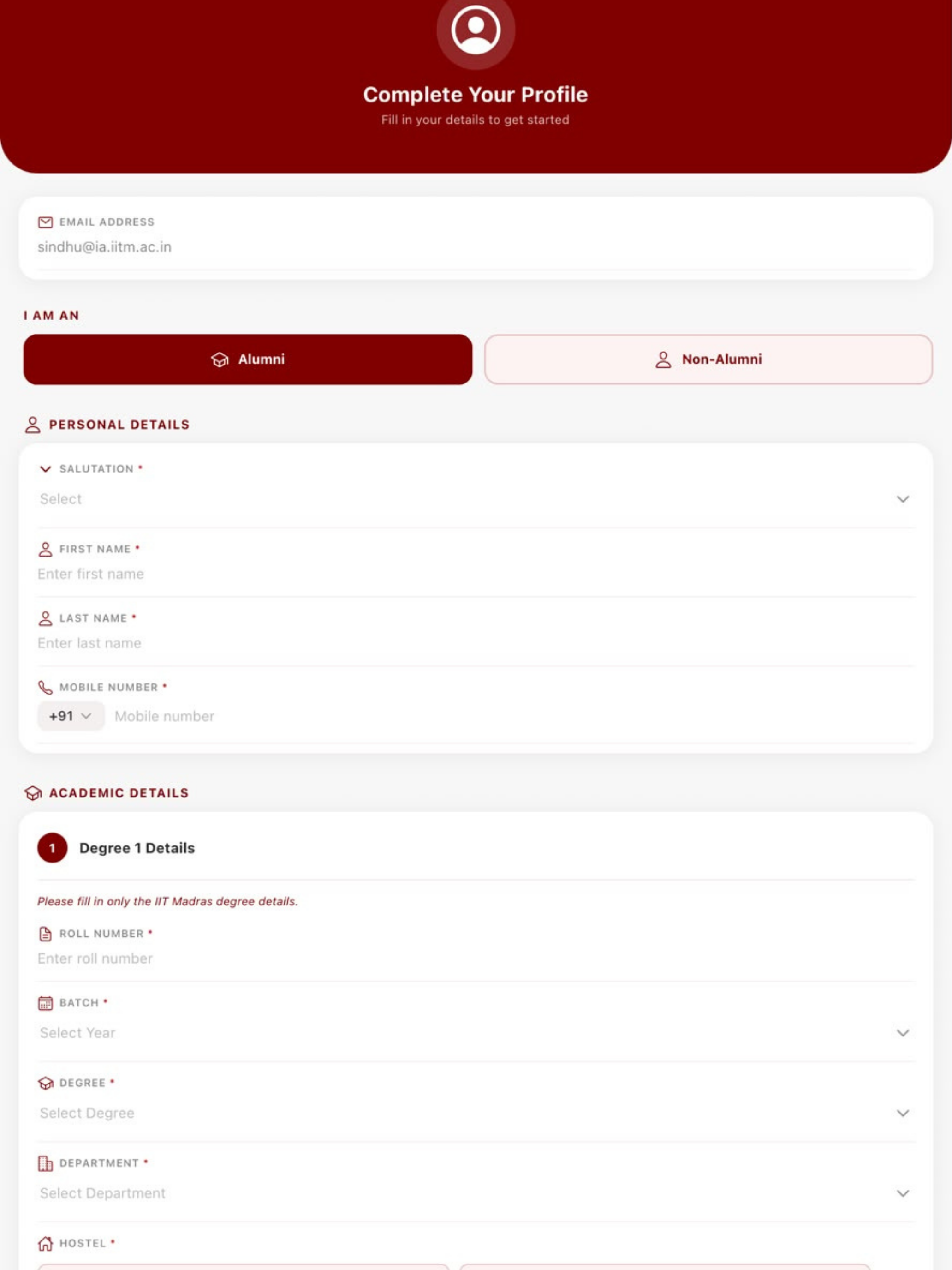 IITM Alumni Connect screenshot 8