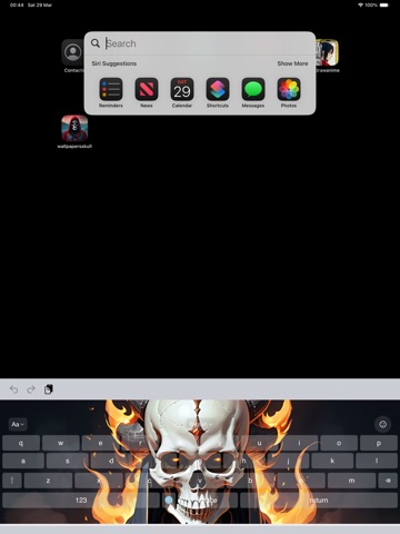 Skull Wallpapers 4K HD iPad screenshot