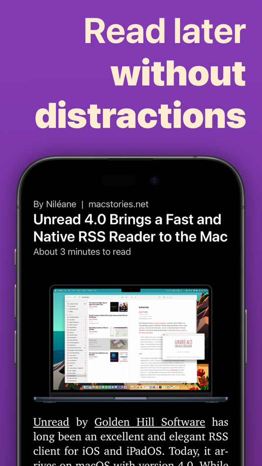 #1. Flyleaf: Read Later (macOS) 由: Maximilian Melzer