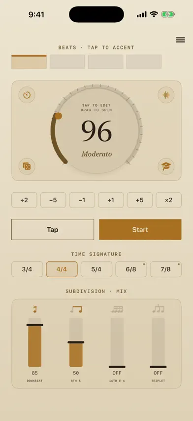 BassEducation Metronome screenshot 2