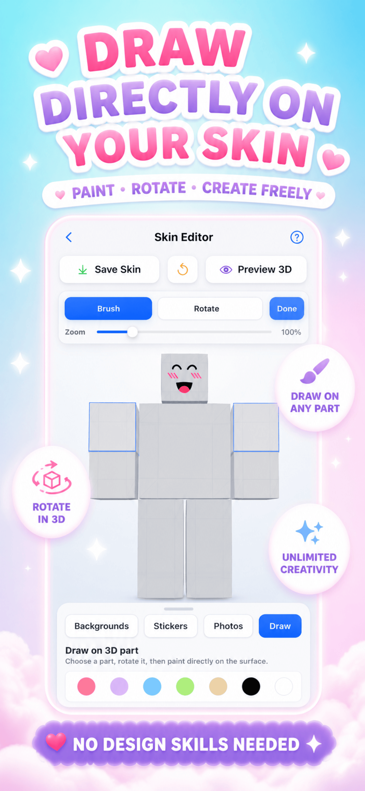 MasterBlox - Skin Creator 3D