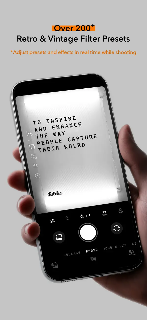 #1. Retrica: Vintage Camera Studio (iOS) Av: Retrica, Inc.
