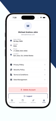 Lohman Patient App screenshot
