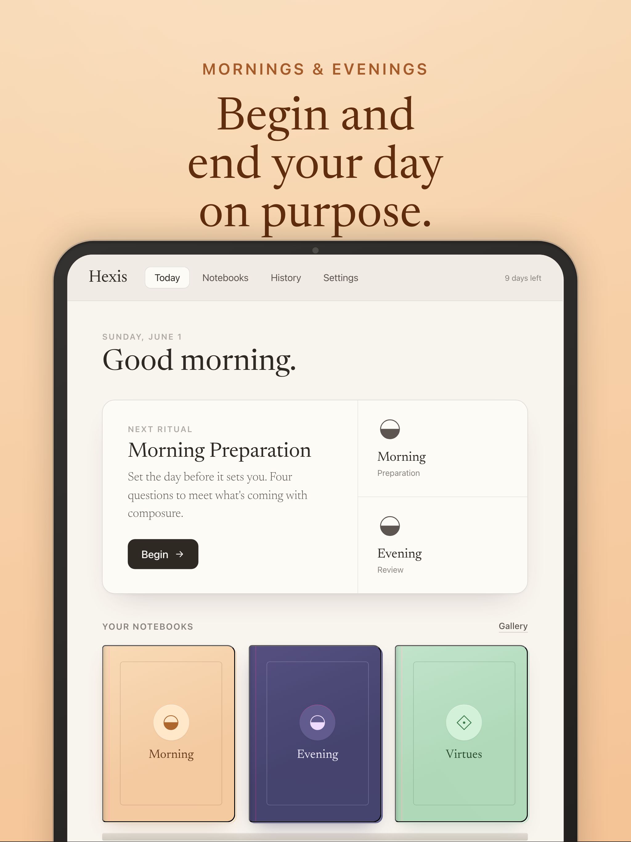 Hexis: Morning Evening Journal screenshot 6
