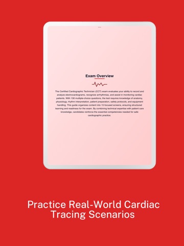 CCT Prep: Cardiographic Tech iPad screenshot