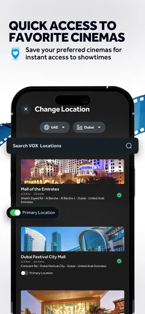 VOX Cinemas iPhone screenshot 3