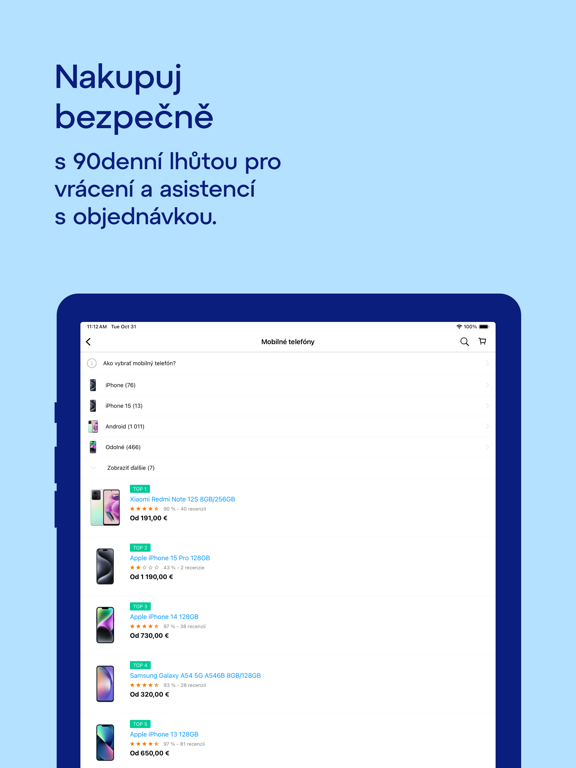 Heureka.cz - Srovnávač cen iPad screenshot 6 - Shopping app