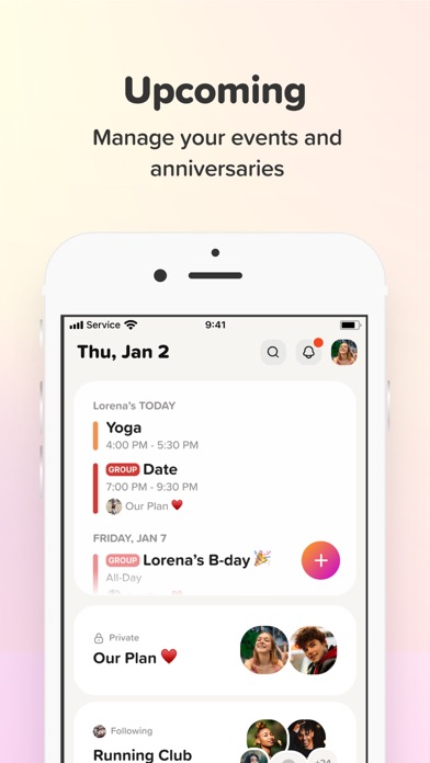 Bondit - Group Calendar Screenshot