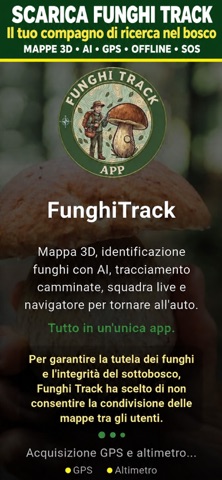 FunghiTrack iPhone screenshot 1